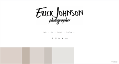 Desktop Screenshot of erickjohnsonphotography.com