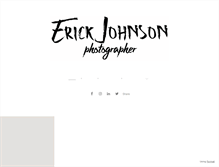 Tablet Screenshot of erickjohnsonphotography.com